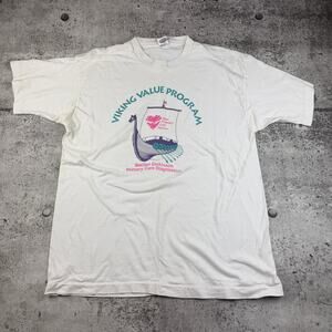Vintage Viking Value Program Shirt Fruit of The Loom Large